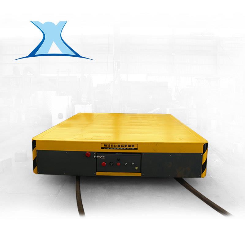 厂家供应5-100吨电动平车蓄电池地平车工务轨道车平车装运方案