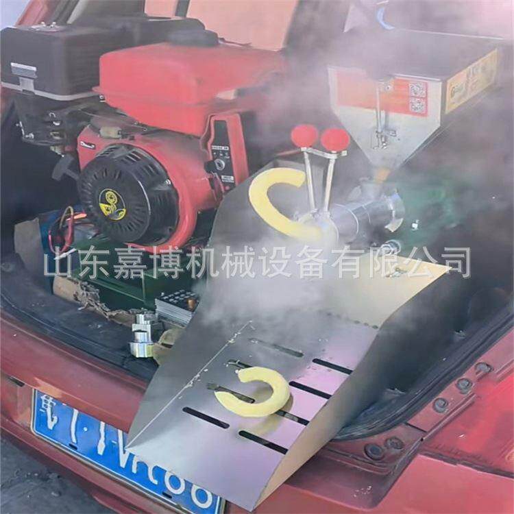 夜市摆摊车载汽油膨化机 小型五谷杂粮食品膨化机 咸宁庙会江米果