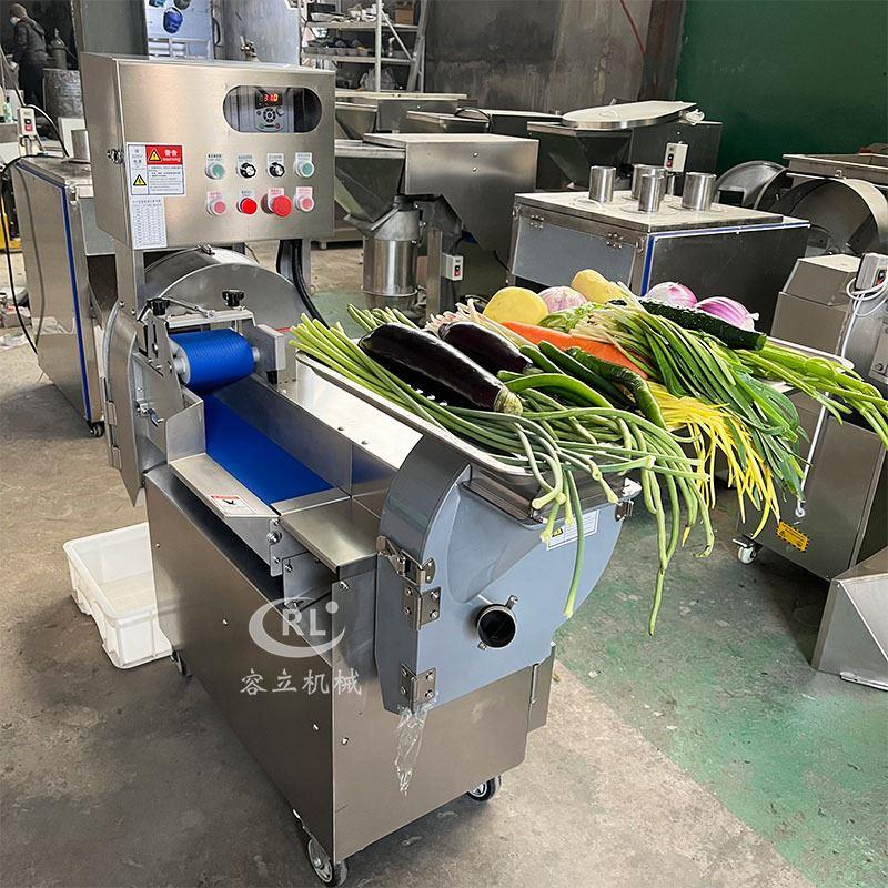 商用多功能双头切菜机 土豆胡萝卜切片切丝机 全自动豆角切段机