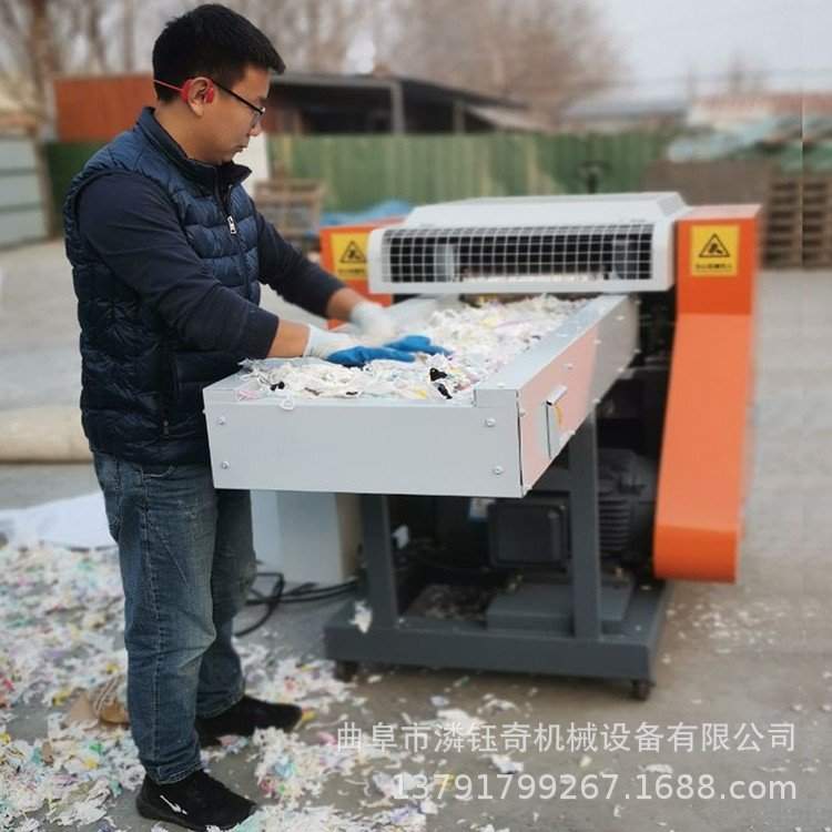 慢回弹海绵粉碎机 汽车内饰坐垫剪切机 旧篷布遮阳网短切机