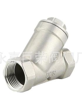 不锈钢丝扣Y型过滤器201/304/316Y型GL11W-16P管道过滤器