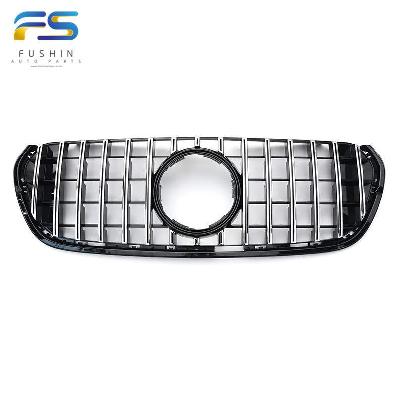 适用于奔驰X级X470 竖条GT款改装奔驰X级中网进气格栅18-ON