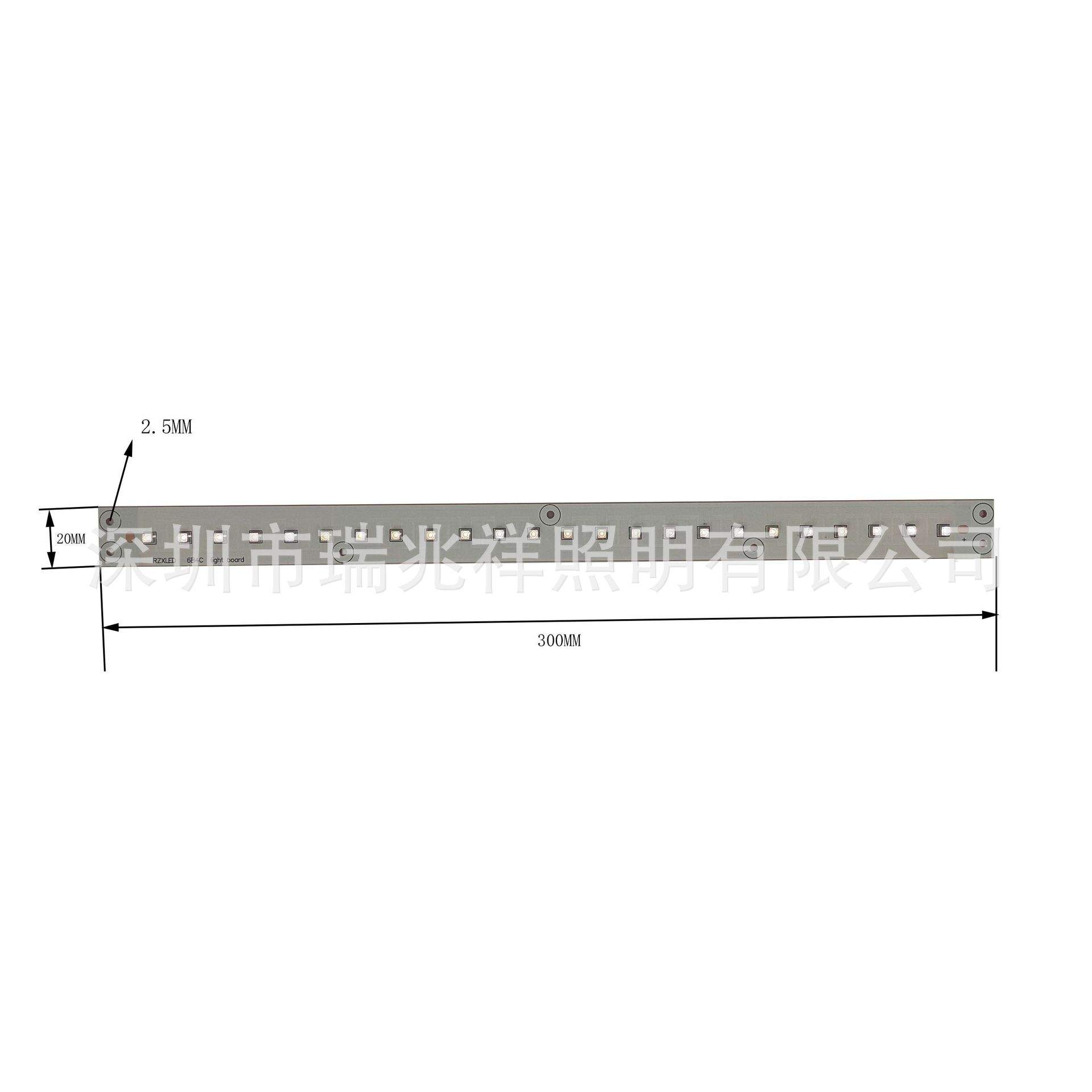 LED15W253.7nm265nm275nm24V深紫外线UV-C灯管长30mm净化空气消毒