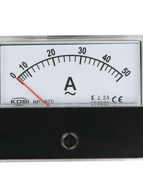 KDSI供应指针式BP-670AC50/5A交流电流表仪表盘用表工业交直流