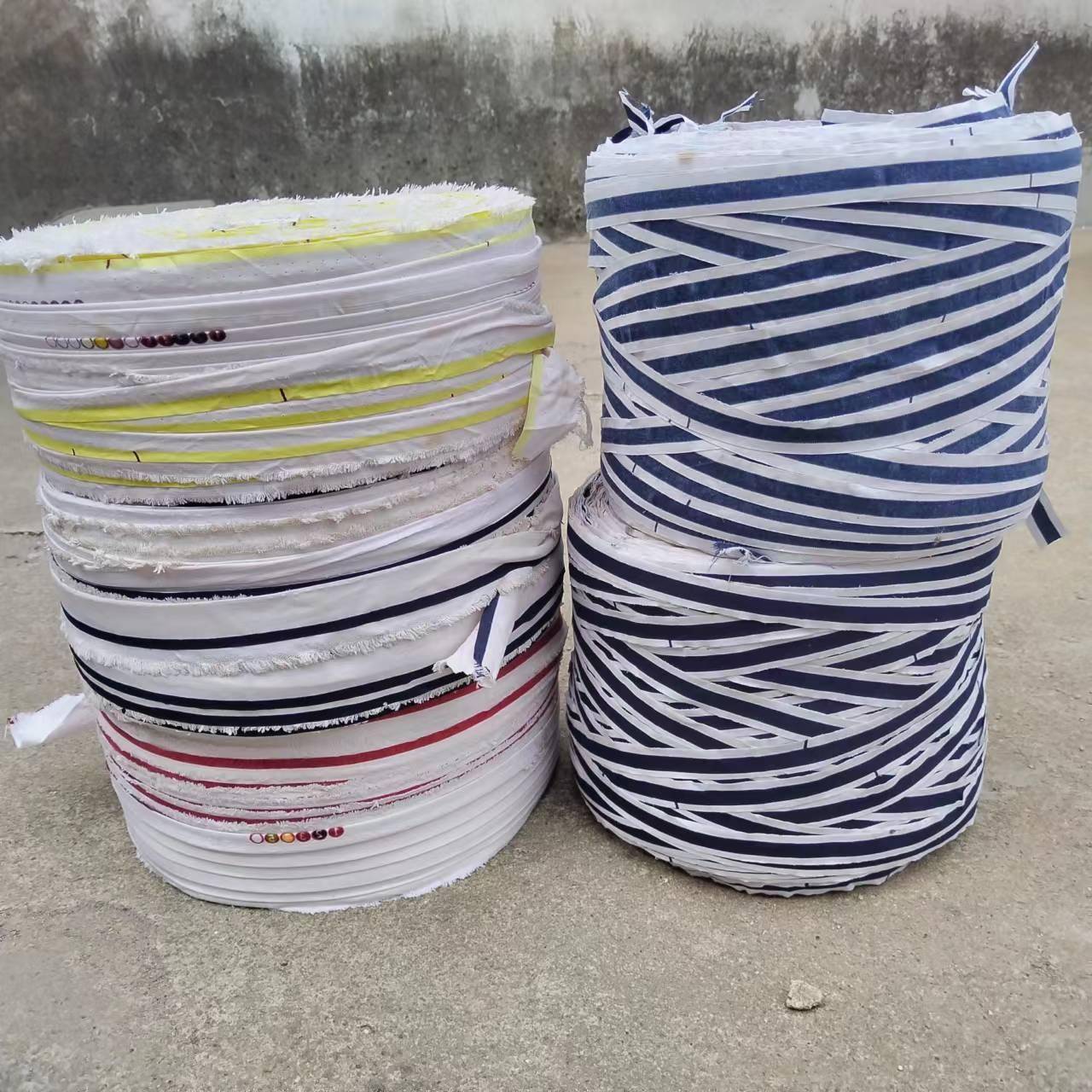 广东供农场蔬菜拉枝吊果涤棉布条1.5-2公分米数长拉力大细布条