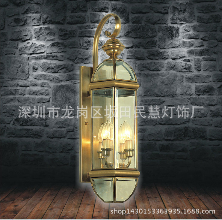 ▍全铜打造▍欧式全铜手工焊锡灯/工艺壁灯/欧式壁灯/全铜壁灯