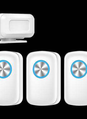 欢迎光临门铃感应器便利店超市红外探测无线分体式进门提醒迎宾器