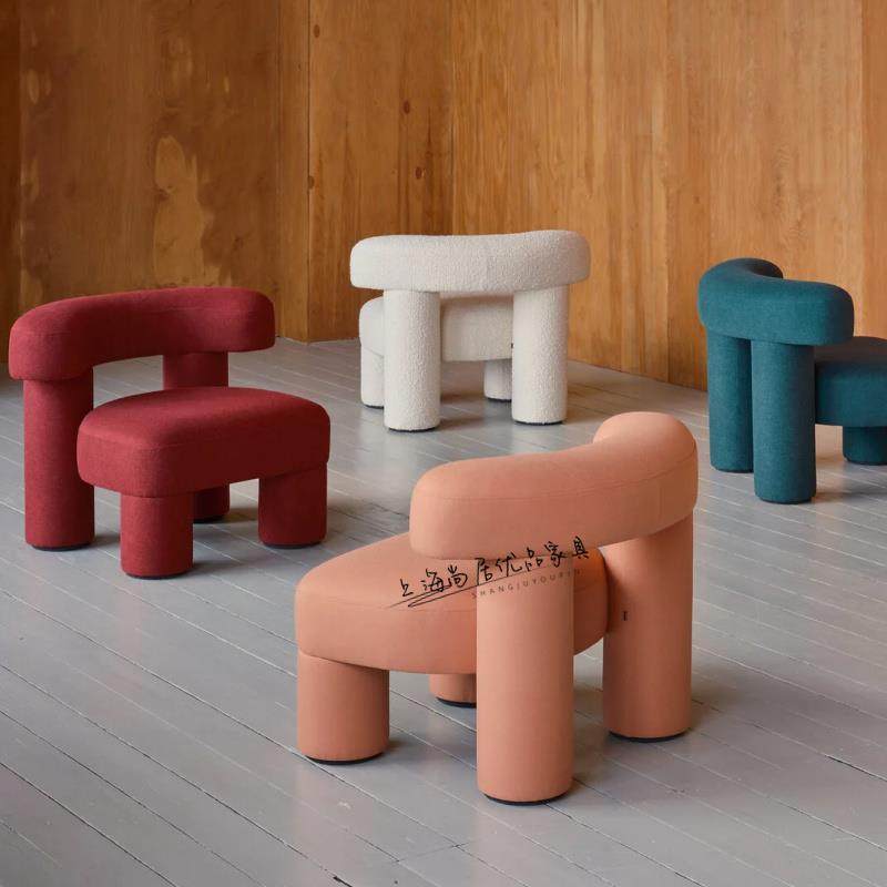 新品北欧简约布艺休闲单人椅卧室影楼梳妆凳设计师家用小沙发,电子/电工,接线端子,淘宝优惠券,粉丝福利购,淘宝优惠卷