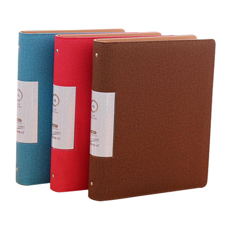 名片册商务容量1000卡男女式名片夹A4皮面活页收纳卡片册集卡册