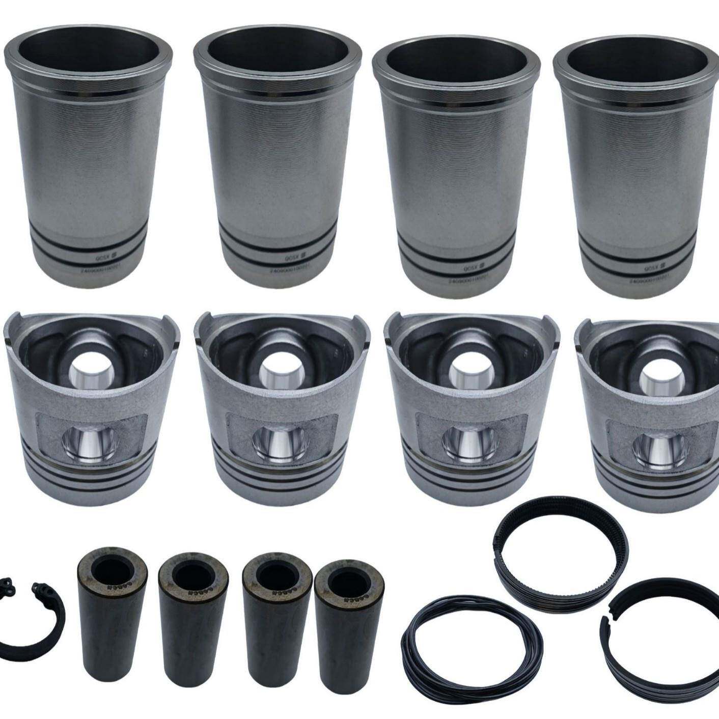 龙工叉车配件3-3.5吨FD30国三全柴4C2发动机大修件六配套活塞缸套