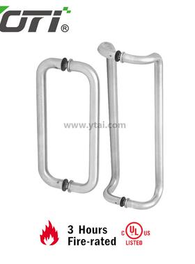 美赫YTCM&YTCD美式商用玻璃门不锈钢拉手不锈钢弯管拉手淋浴