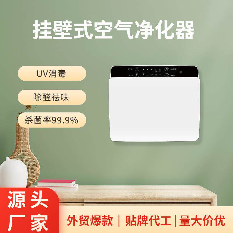 家用壁挂空气净化器复合活性炭冷触媒HEPA滤网除甲醛消毒净化器