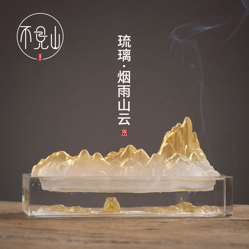 速发不香山创意香插卧香炉檀香琉璃毛笔搁笔架笔山礼品套装线见炉,家居饰品,香薰炉,淘宝优惠券,粉丝福利购,淘宝优惠卷