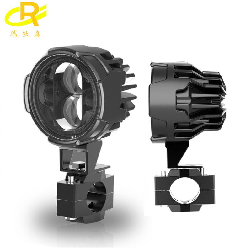 速发摩托车机车 助镜改装射灯 辅透灯边灯电铺车动路多功能一体切