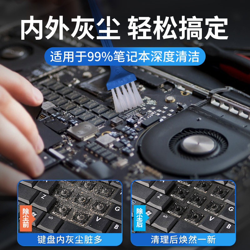 速发清灰工具套装电脑拆机螺丝刀风扇散热器拆卸清理灰尘换硅脂
