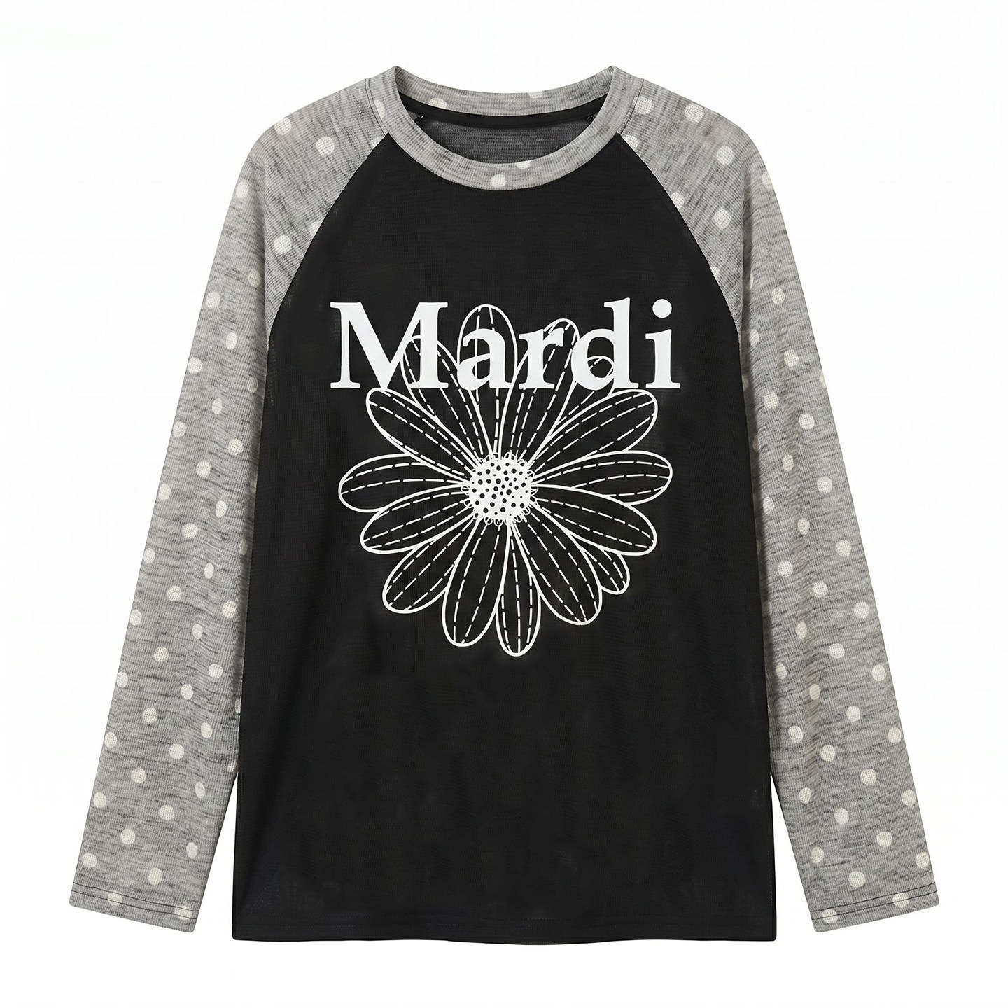 เสื้อเบลาส์พิมพ์ลายดอกเดซี่ Mardi Classic 26 เสื้อแขนยาว ทรงหลวม บางเบา ใส่สบาย แมทช์ได้หลากหลาย แนวหวานๆ สำหรับฤดูร้อน