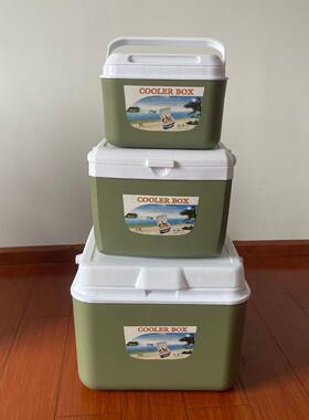 5JL-B-005L8L1326L食品保温车载便携箱L式户外露营冷摆摊塑料拉杆