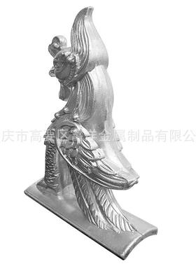 仿古OAD寺庙屋顶凤配件跑兽铝合金古饰建五筑脊六兽装装饰飞檐