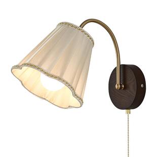 厅法式古复轻奢卧室书房壁饰灯客主卧背景墙70155灯胡桃木色阅读