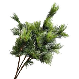 仿真松松树枝带松假松枝景观针黑松柏枝叶迎DH-00350客圣诞树大马