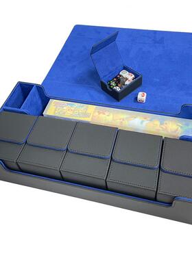 卡牌收纳盒装抽屉/Tor带卡游戏王盖卡盒PTCG600套+可容纳垫5竖盒1