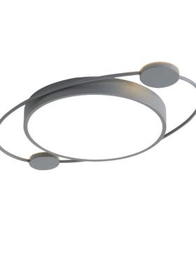 卧灯北欧简约现吸l代ed顶灯饰创意海浪HPJ小客厅餐厅儿童房间室灯