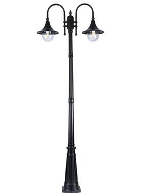 户外d防水园林景观灯头双高杆花园灯小区3米le路灯式别G1072墅庭