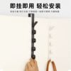 挂钩竖款包包收纳门后悬挂式宿舍床边挂衣钩衣柜门五段多功能衣架