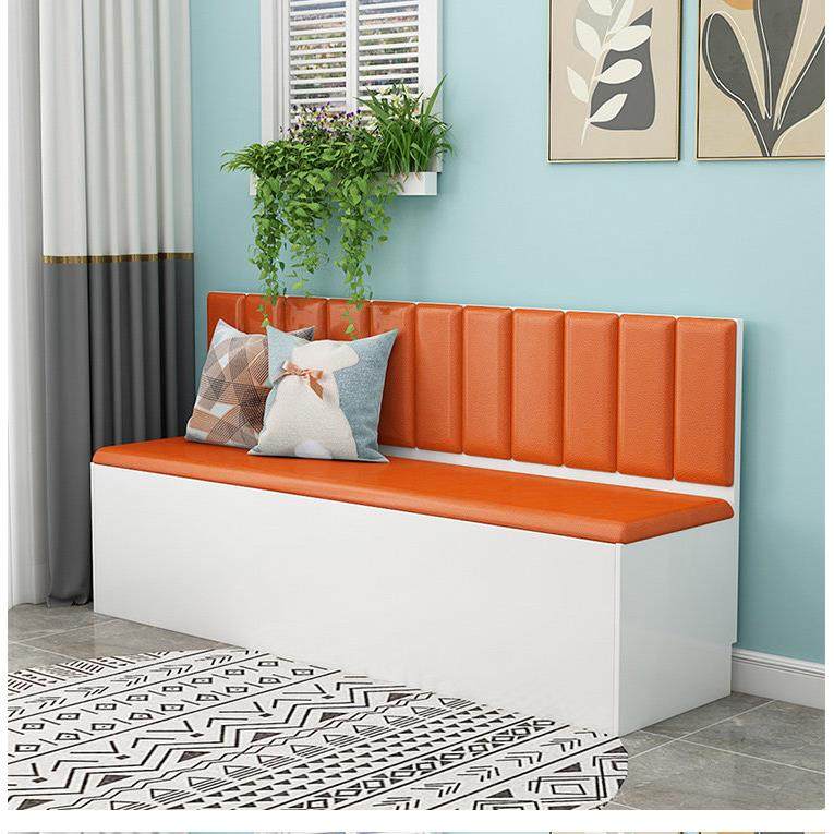 卡座沙发奶茶烧烤店座椅组合沙发西餐厅咖啡厅卡座靠墙商用储物凳