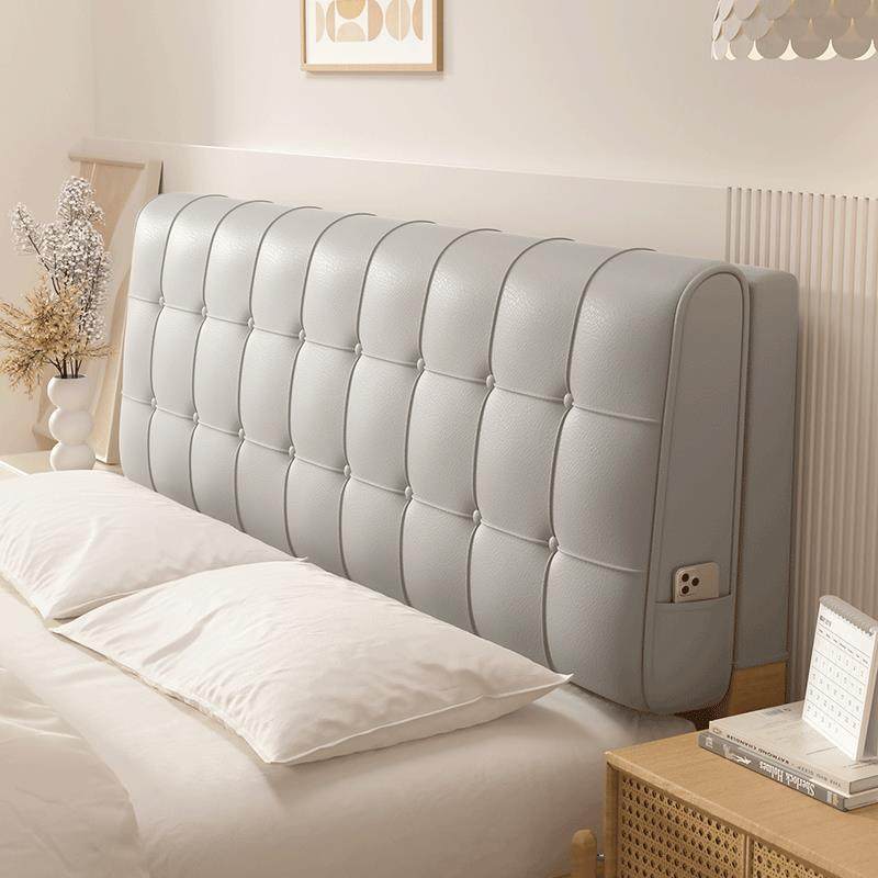 床头软包靠垫靠背防撞靠背垫大靠背床靠垫自粘套罩海绵免拆洗靠垫