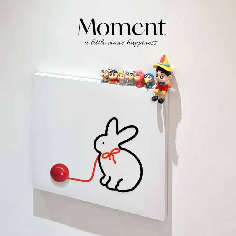 红球提手电表箱装饰画2025新款创意配电箱弱电箱遮挡盖板免打孔