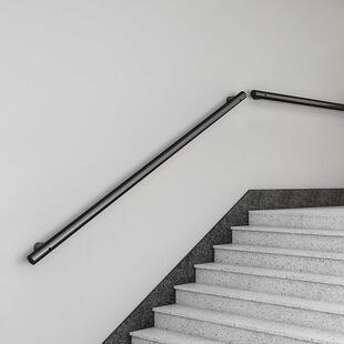 楼梯扶手家用钢管老人防滑栏杆扶梯室内靠墙幼儿园走廊极简加厚