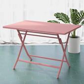 网红奶茶店折叠长桌户外北欧阳台休闲长方形餐桌洽谈商用咖啡桌椅