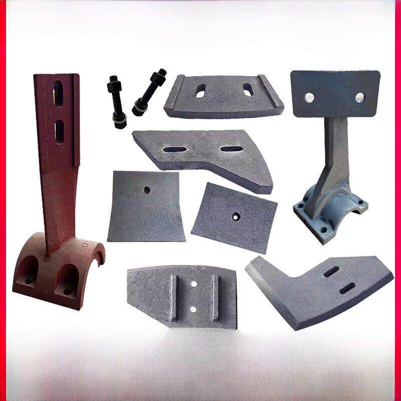 JS500/750型搅拌机叶片衬板搅拌臂搅叶刮板强制式混凝土耐磨配件