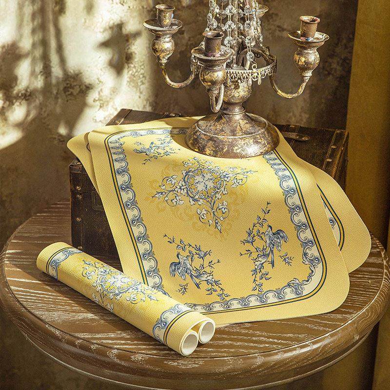 范居态度浮生欧式复古仿皮革餐垫轻奢隔热垫餐盘垫杯垫西餐餐垫,居家布艺,餐垫,淘宝优惠券,粉丝福利购,淘宝优惠卷