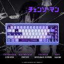 泰坦国度蕾塞主题热升华键帽核动力原厂侧透适配wooting机械键盘