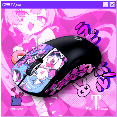 泰坦国度适用于罗技GPW4鹰眼泰坦皮鼠标防滑贴GPW2/3朱雀定制汗贴