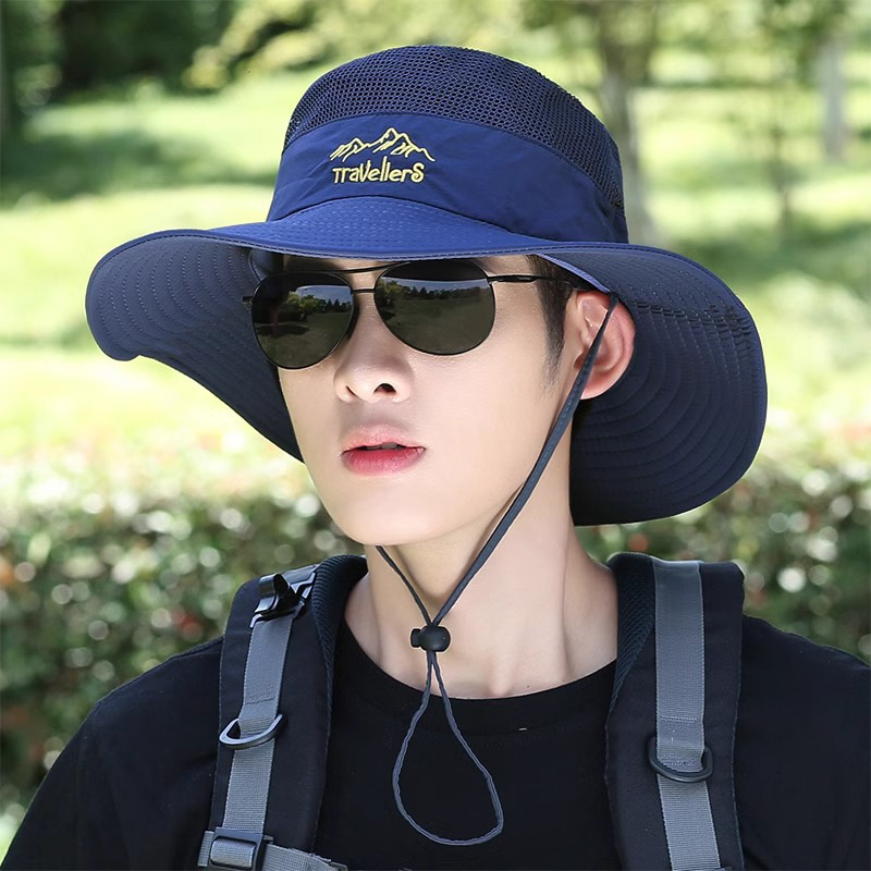帽子男夏天遮阳帽登山太阳帽户外