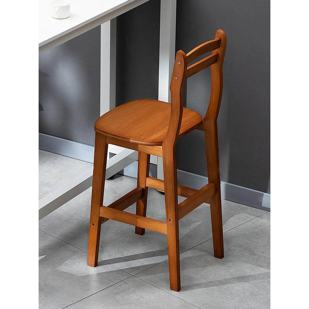 吧台椅高脚凳家用收银前台酒吧餐厅椅子客厅厨房实木现代简约靠背,住宅家具,家用高脚椅,淘宝优惠券,粉丝福利购,淘宝优惠卷