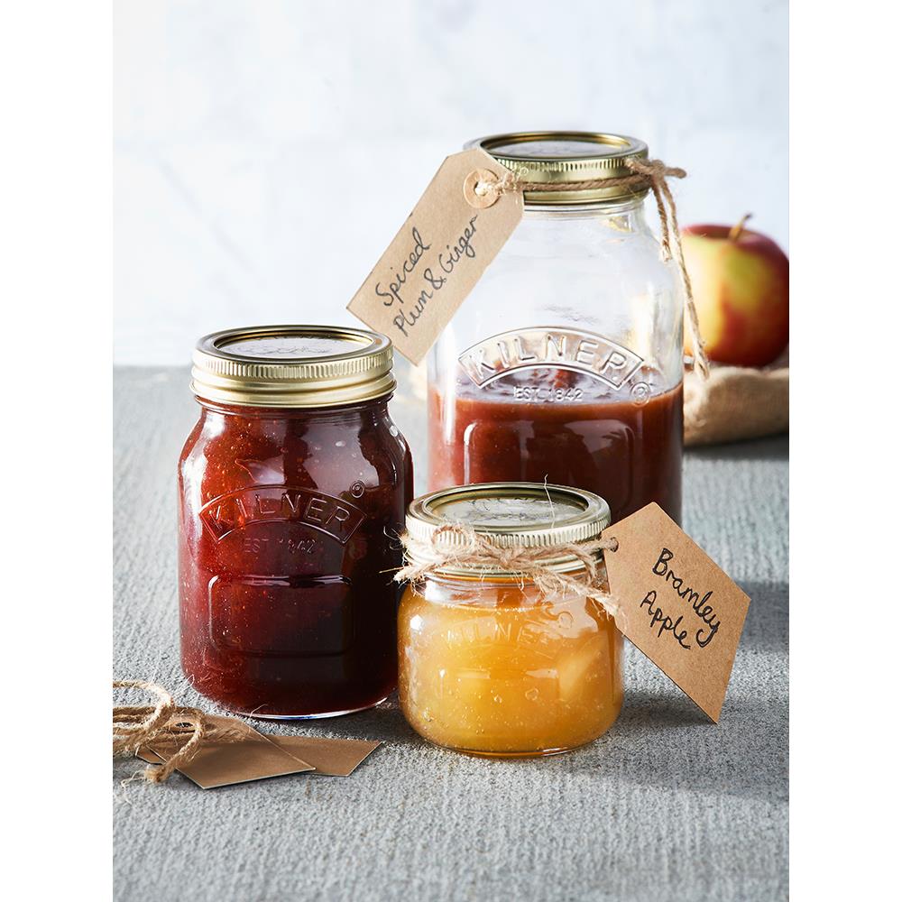 英国kilner密封罐食品级无铅玻璃瓶蜂蜜泡菜分装瓶子腊八蒜储存罐