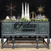 奢华装 法式 高端玄关柜入户正对门实木雕刻客厅餐边柜靠墙欧式 饰柜