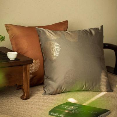 归云居 长安菊织锦抱枕 知舍茶室办公室中式靠垫 座椅沙发靠抱枕