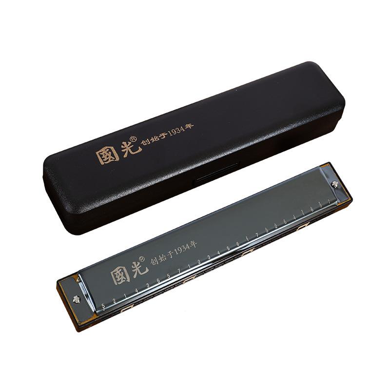 正品口琴调24OUP孔复音C初学者学28孔重生口音琴