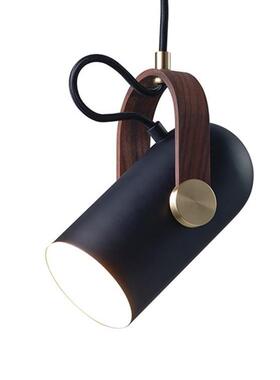 厂板家餐直供北欧简约个性酒水木纹吊灯68087客厅厅卧室样间店灯