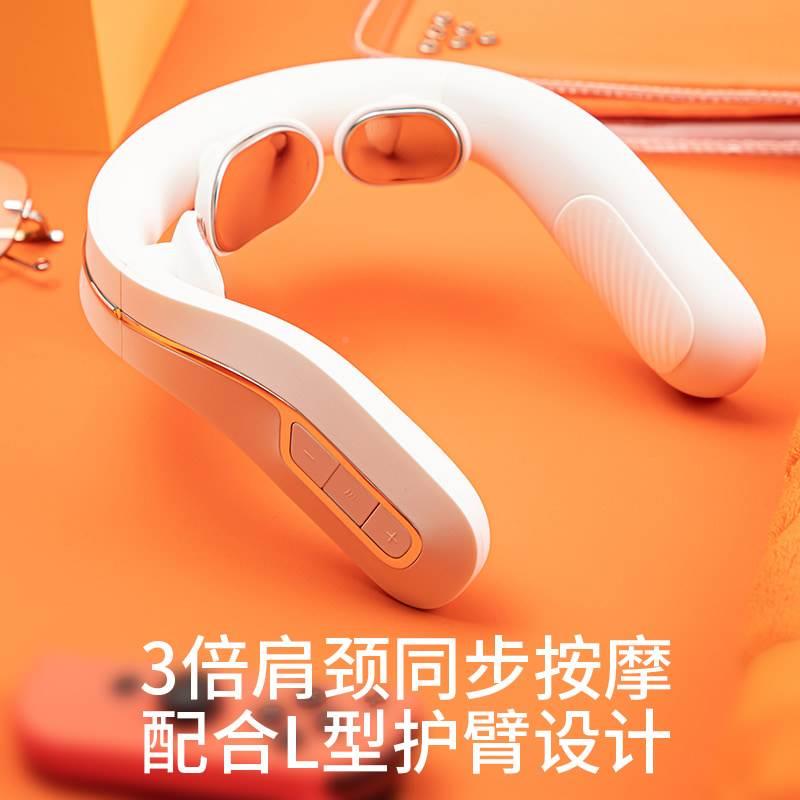现货速发l摩器肩颈脖子背部低冲频脉电动便携智颈部能理按疗神
