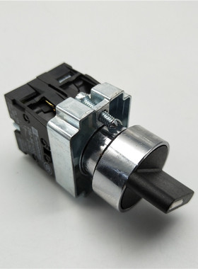 自复位 ZB2-BE101C旋转选择三档3位按钮开关XB2-BD53C两常开触点