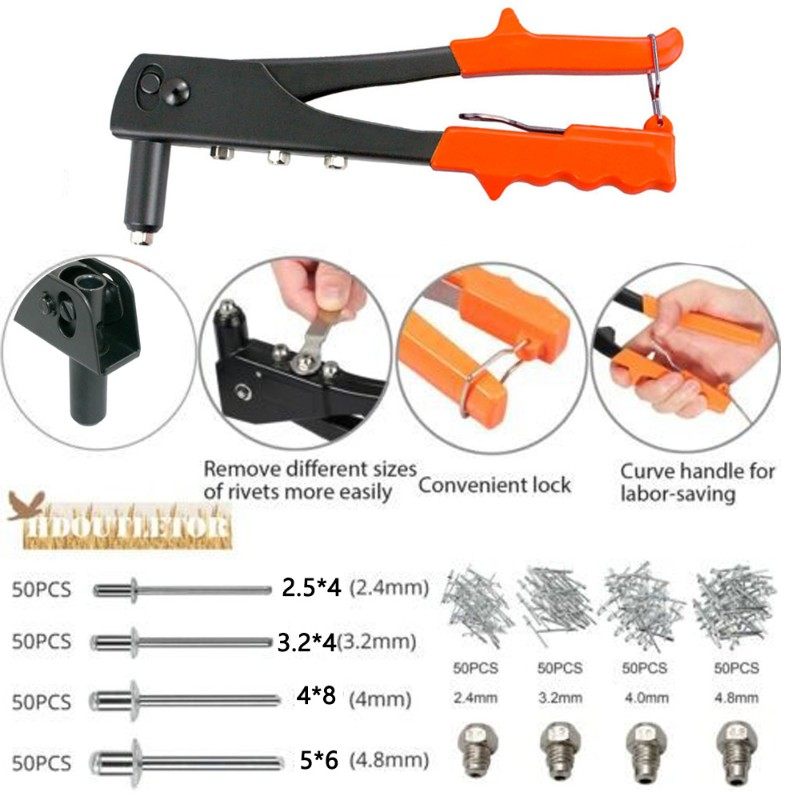 速豹6801手动抽芯拉铆钉枪 帽子卯钉拉铆拉钉枪200个拉钉组合,农用物资,苗木固定器/支撑器,淘宝优惠券,粉丝福利购,淘宝优惠卷