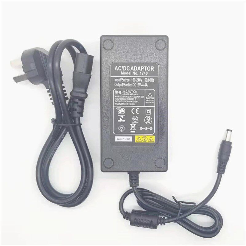 LED监控鱼缸灯电源适配器12V4A液晶AOC联想电视电脑通用款变压器