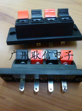 WP4-1 大4位线夹 音响接线座 外接线夹插座 LED灯饰老化测试夹