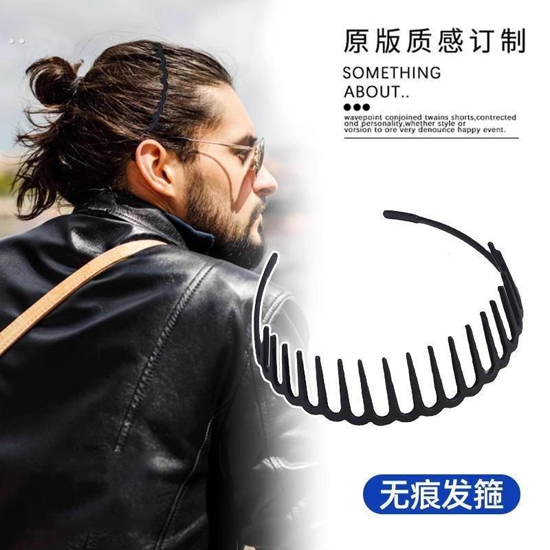 男留发过渡期神器刘海尴尬期神器夏天短发神器短发蓄发神器隐形